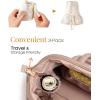 imageFURTALK Baby Sun Hat Muslin Cotton Toddler Bucket Hat for Girls Boys Wide Brim UPF 50 Summer Beach HatsBrown