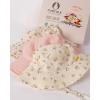 imageFURTALK Baby Sun Hat Muslin Cotton Toddler Bucket Hat for Girls Boys Wide Brim UPF 50 Summer Beach HatsPink
