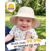 imageFURTALK Baby Sun Hat Toddler Boys Girls Bucket Hats 05 Years Kids UPF 50 Sun Protection Summer Beach HatsYellowbluenavy
