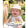 imageFURTALK Baby Sun Hat Toddler Boys Girls Bucket Hats 05 Years Kids UPF 50 Sun Protection Summer Beach HatsYellowcoffeered