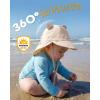 imageFURTALK Baby Sun Hat UPF 50 Cute Toddler Bucket Summer Beach Hats for Boys GirlsBeigecaramel