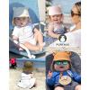 imageFURTALK Baby Sun Hat UPF 50 Cute Toddler Bucket Summer Beach Hats for Boys GirlsBeigecaramel