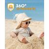 imageFURTALK Baby Sun Hat UPF 50 Cute Toddler Bucket Summer Beach Hats for Boys GirlsBeigegreen