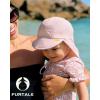 imageFURTALK Baby Sun Hat UPF 50 UV Ray Sun Protection Infant Toddler Bucket Hats for Boys GirlsBeigepinkcaramel
