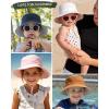 imageFURTALK Baby Sun Hat for Boys Girls Toddler Summer Bucket Hats Kids UPF 50 Beach HatWhitenavycaramel