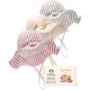 imageFURTALK 3 Pack Baby Sun Hat Toddler Beach Hat Girls UPF 50 Wide Brim Infant Kids Summer Adjustable Sun ProtectionYellowcoffeered