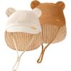 imageFURTALK Baby Sun Hat UPF 50 Cute Toddler Bucket Summer Beach Hats for Boys GirlsBeigecaramel