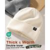 imageFURTALK Beanie for Women Men Winter Hat Soft Warm Unisex Cuffed Beanie Knitted Skull CapBeige