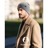 imageFURTALK Beanie for Women Men Winter Hat Soft Warm Unisex Cuffed Beanie Knitted Skull CapGray