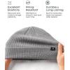 imageFURTALK Beanie for Women Men Winter Hat Soft Warm Unisex Cuffed Beanie Knitted Skull CapGray