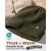 imageFURTALK Beanie for Women Men Winter Hat Soft Warm Unisex Cuffed Beanie Knitted Skull CapGreen