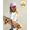 imageFURTALK Kids Toddler Baseball Hat Boys Girls Adjustable UPF50 Washed Cotton Baseball CapBeigepink