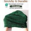 imageFURTALK Winter Beanie Hats for Men Women Warm Fleece Lined Double Layer Skull Cap Unisex Soft Slouchy BeanieGreenblack Mixed