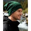 imageFURTALK Winter Beanie Hats for Men Women Warm Fleece Lined Double Layer Skull Cap Unisex Soft Slouchy BeanieGreenblack Mixed