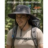 image:imageFURTALK Sun Hats for Men Women Fishing Hat with Neck Flap UPF 80 Breathable Wide Brim Hiking Safari Summer Bucket HatsDark Grey