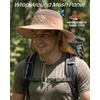 image:imageFURTALK Sun Hats for Men Women Fishing Hat with Neck Flap UPF 80 Breathable Wide Brim Hiking Safari Summer Bucket HatsKhaki