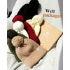 image:imageFURTALK Womens Winter Beanie Hat with Knitted Pom Pom Warm Fleece Lined Knit Soft Skull Cap for WomenBeige