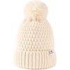 image:imageFURTALK Womens Winter Beanie Hat with Knitted Pom Pom Warm Fleece Lined Knit Soft Skull Cap for WomenBeige